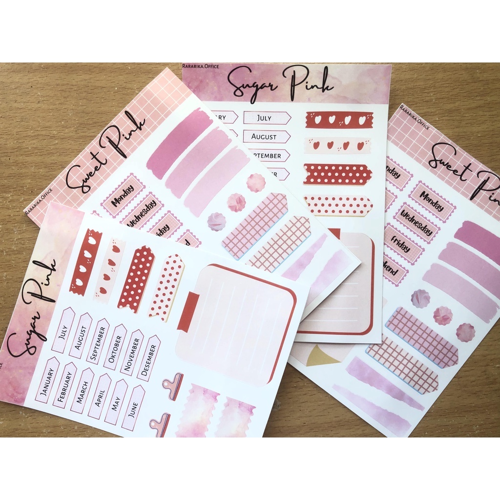 

Sticker Journal Kit | Stiker Jurnal Kit Photobook Pink