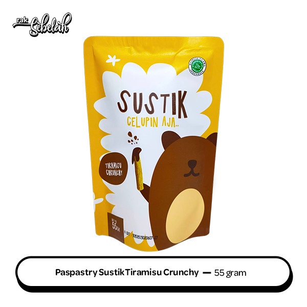 Paspastry Sustik Celupin Aja Tiramisu Crunchy 55gr - Stik Sus