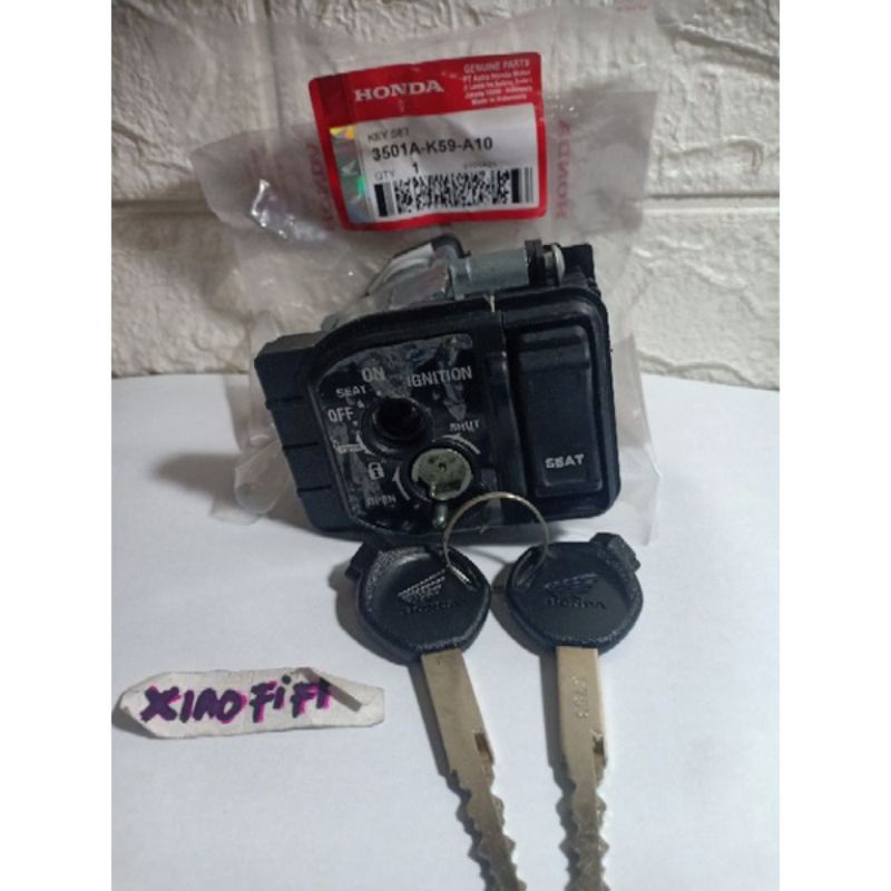 kunci kontak+tombol jok Vario 125 led,Vario 150,Vario 150 led PNP beat new 2020 K59 (tanpa remote)