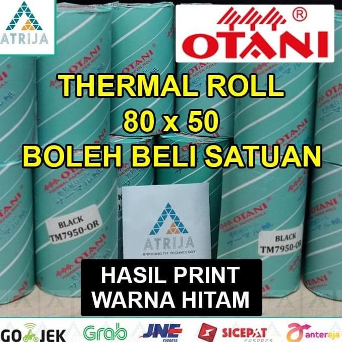 

KERTAS KASIR STRUK THERMAL OTANI 80X50. THERMAL PAPER ROLL 80 X 50