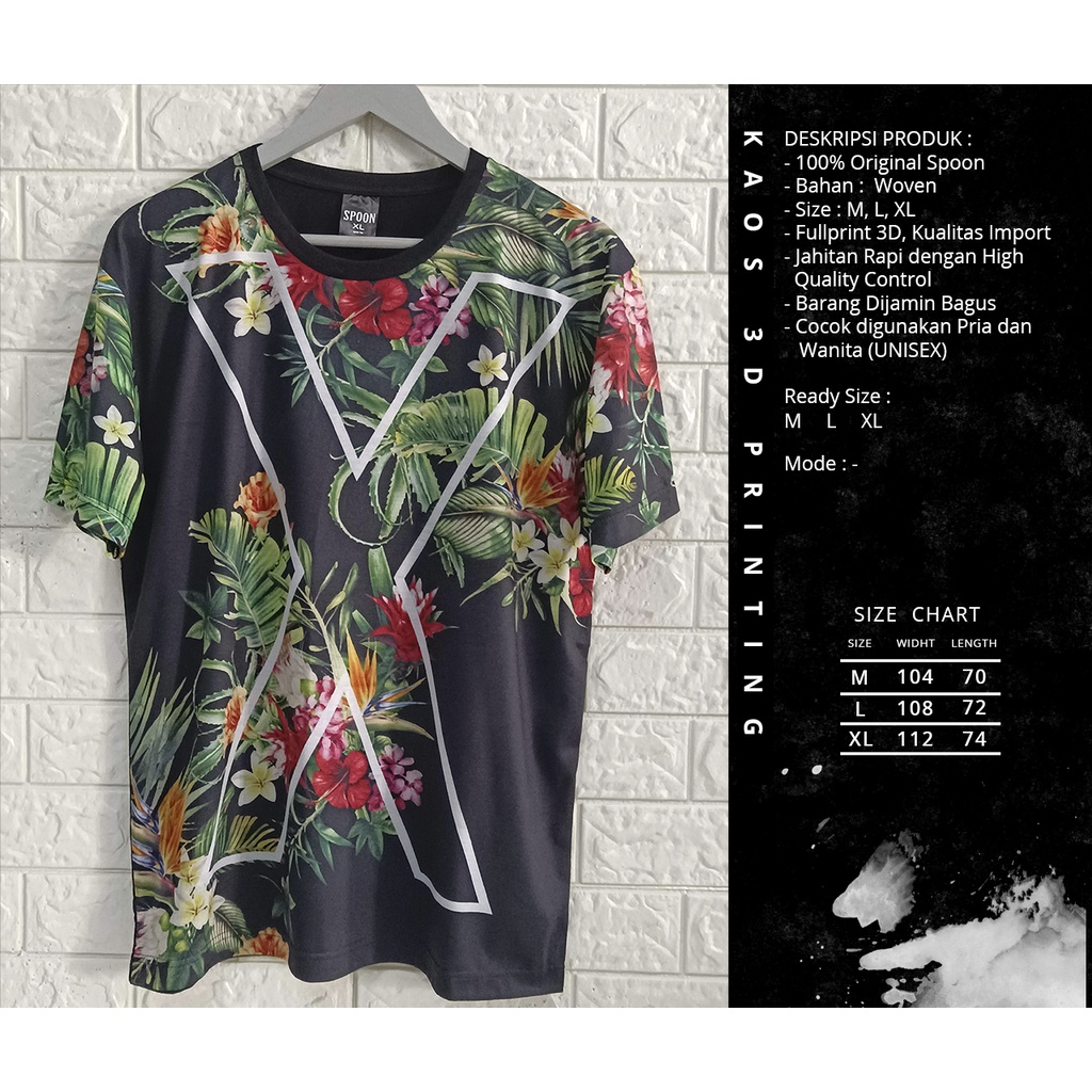 KAOS PRIA DISTRO BERMOTIF - KAOS MURAH PRIA TERLARIS - KAOS DISTRO- KAOS UNISEX SPOON