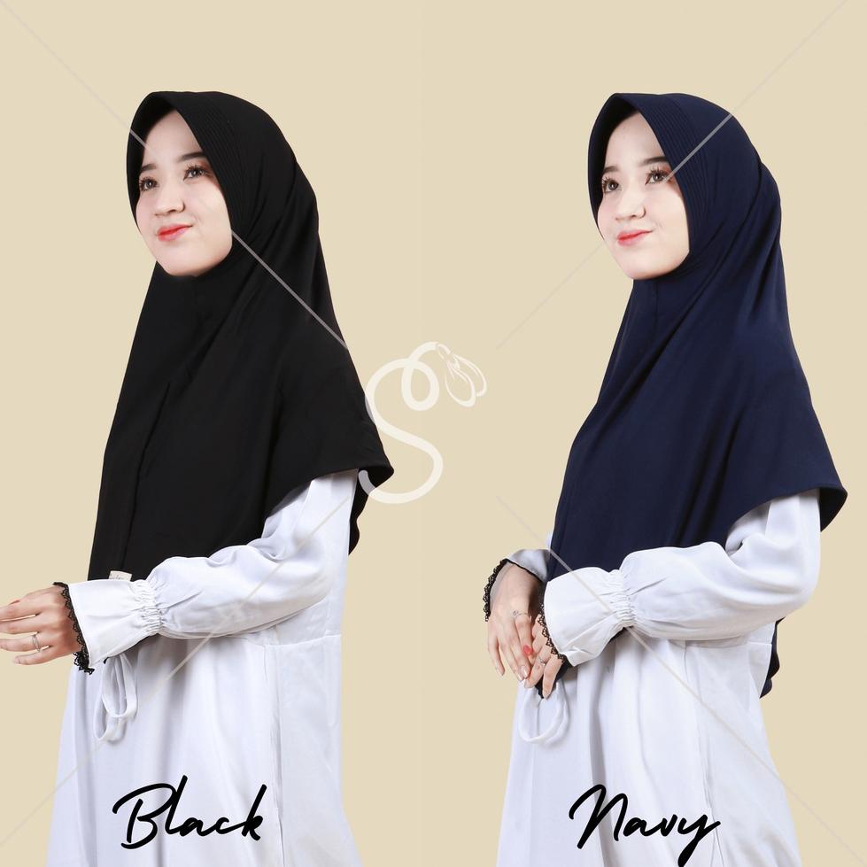 Bergo Sport Menutup Dada / Bergo Hamidah Menutup Dada / Jilbab Instan Pet Menutup Dada / Afana Hijab