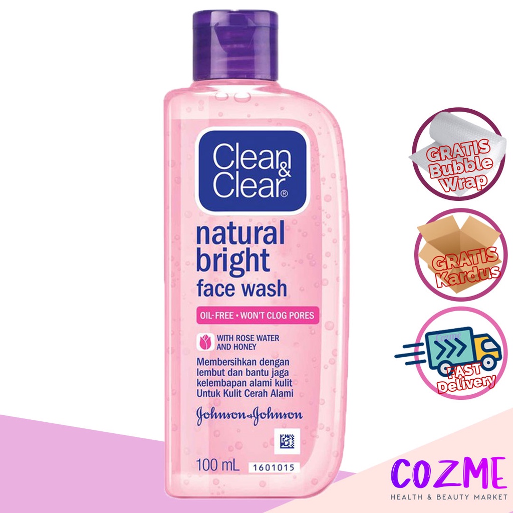 Jual CLEAN & CLEAR Natural Bright Face Wash | Shopee Indonesia