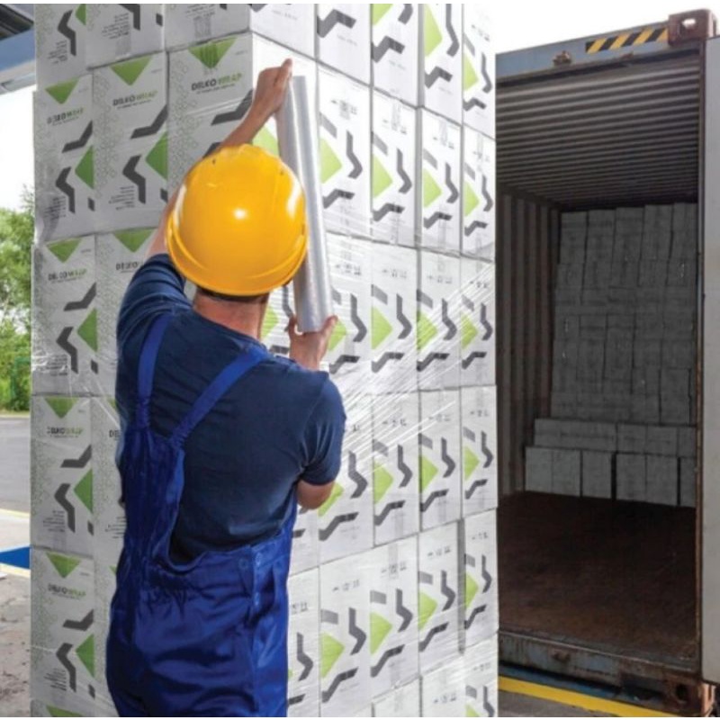 Plastik Wrapping Barang Stretch Film Delkowrap 15cmx250m