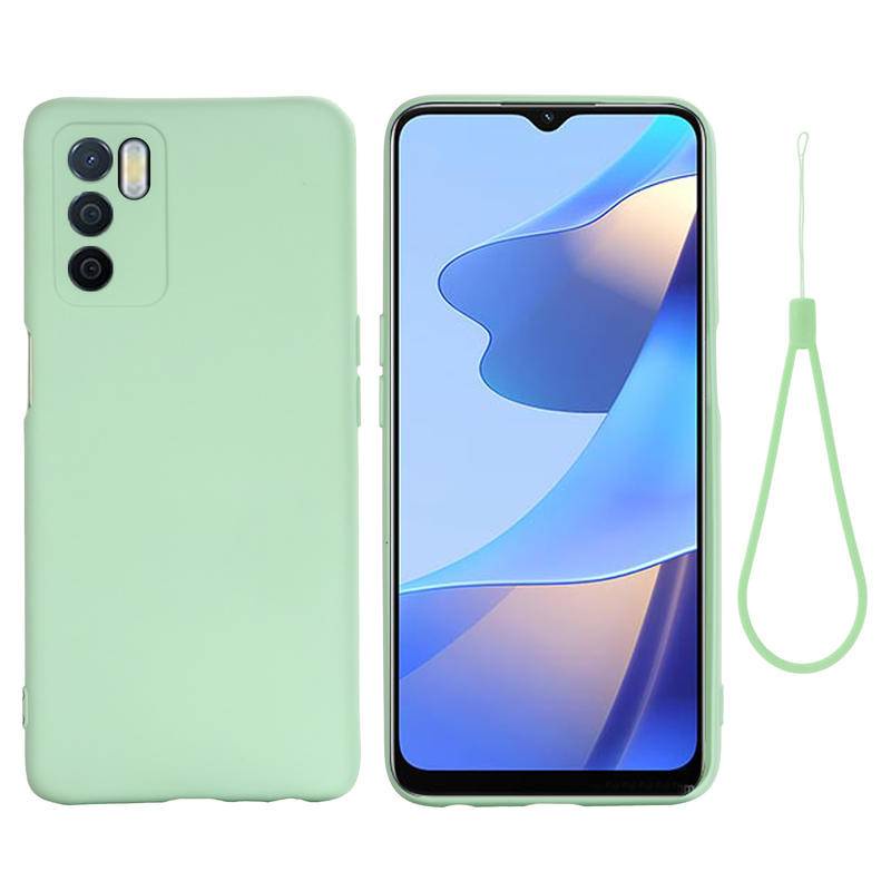 Shockproof Untuk OPPO A16 A16s Casing Silikon Cair Lembut Global Full Pelindung Casing Ponsel Anti-knock Cover