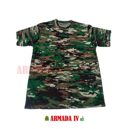 Kaos Loreng Dryfit TNI AD Terbaru Kaos Loreng Pendek