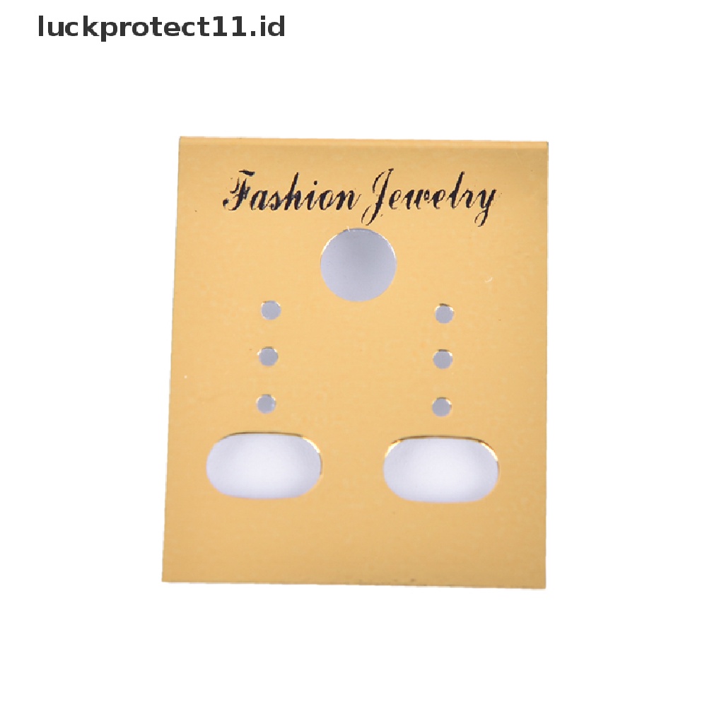 /Fashion Hot// Fashion// 100X Emas Tipe Profesional Plastik Earring Ear Studs Holder Display Gantung Kartu,.