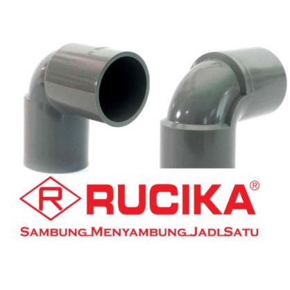 Knee Knie Keni Elbow 90 PVC Rucika AW 1/2" 3/4" 1" 11/4" 11/2" 2" 3" 4" inch