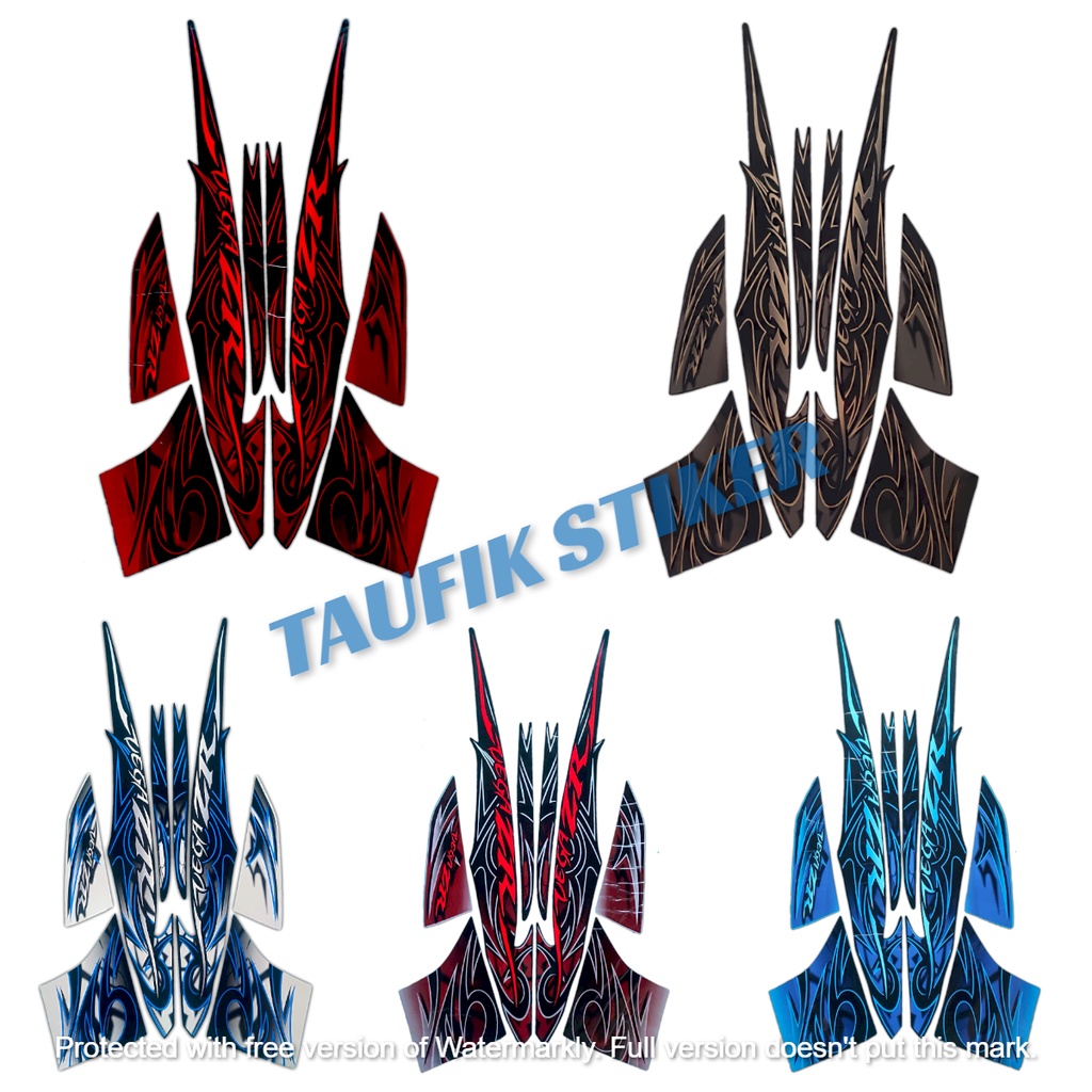STRIPING LIS BODY MOTOR YAMAHA VEGA ZR 2010 SEPASANG STANDAR FULL SET