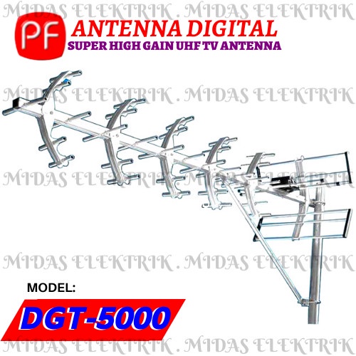 Ant Antena Antenna Tv Luar Outdoor Pf Digital Dgt 5000 Digital5000 Dgt5000
