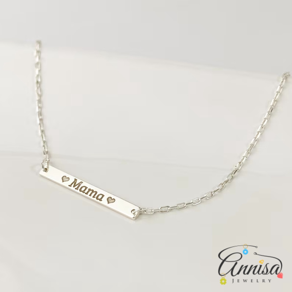 Kalung titanium custom nama free cincin titanium asli