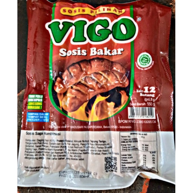 

Vigo Sosis Bakar Mini 12pcs/500gr