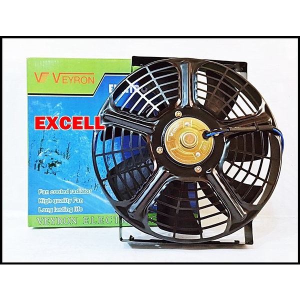 Extra Fan Kipas Motor Ac Mobil Universal Kondensor Radiator Rangka Besi 12V