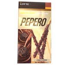 

Lotte Pepero Choco Cookie 32g/Biskuit Coklat Rasa Coklat Cookies Asli