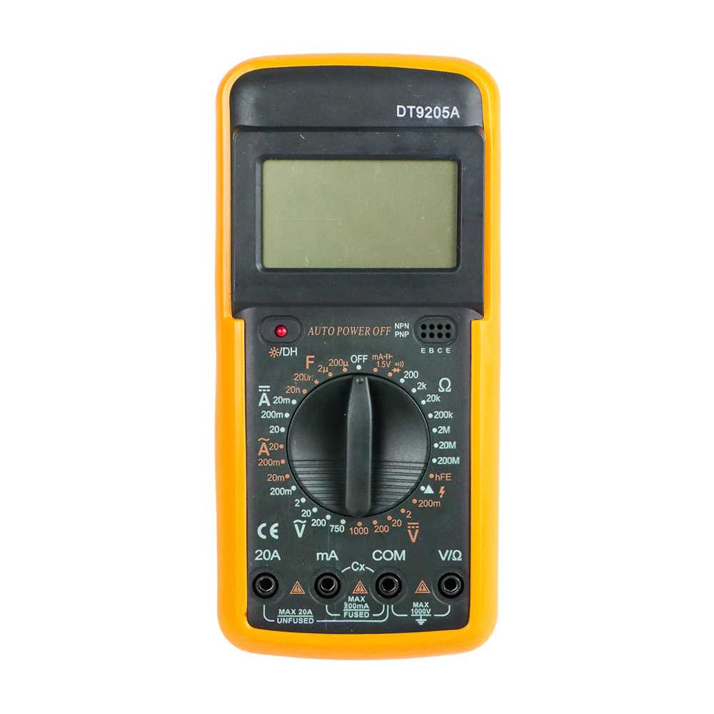 Multimeter Multitester Digital LCD DT-9205A Voltage Tester Ada Buzzer