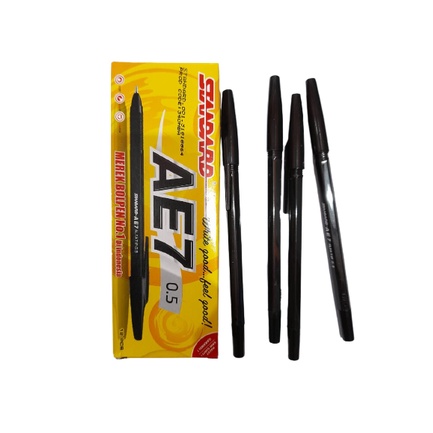 

BOLPEN STANDARD AE7 WARNA HITAM (PCS)