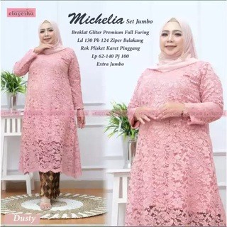 DENISA_Kebaya KEBAYA BRUKAT TUNIK JUMBO/ KEBAYA TUNIK BROKAT MODERN MUSLIM/ KEBAYA PREMIUM /KEBAYA T