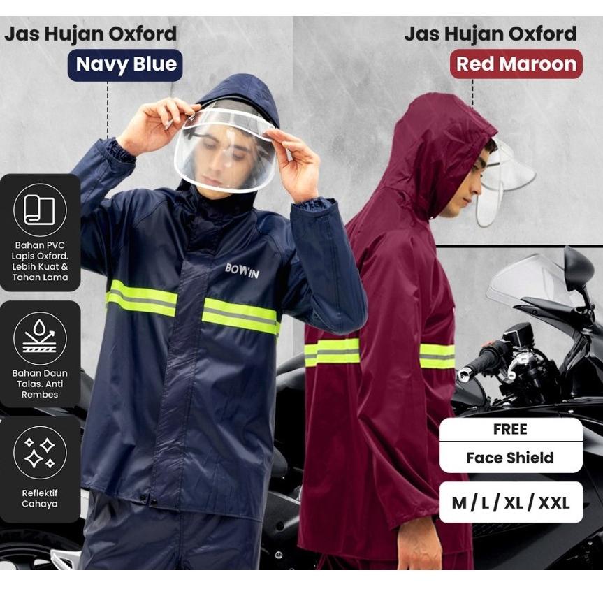 Terkini✧ Jas Hujan Axio 882 ORIGINAL/Raincoat Axio Oxford Shad Import/Mantol Hujan Axio/Mantel Hujan