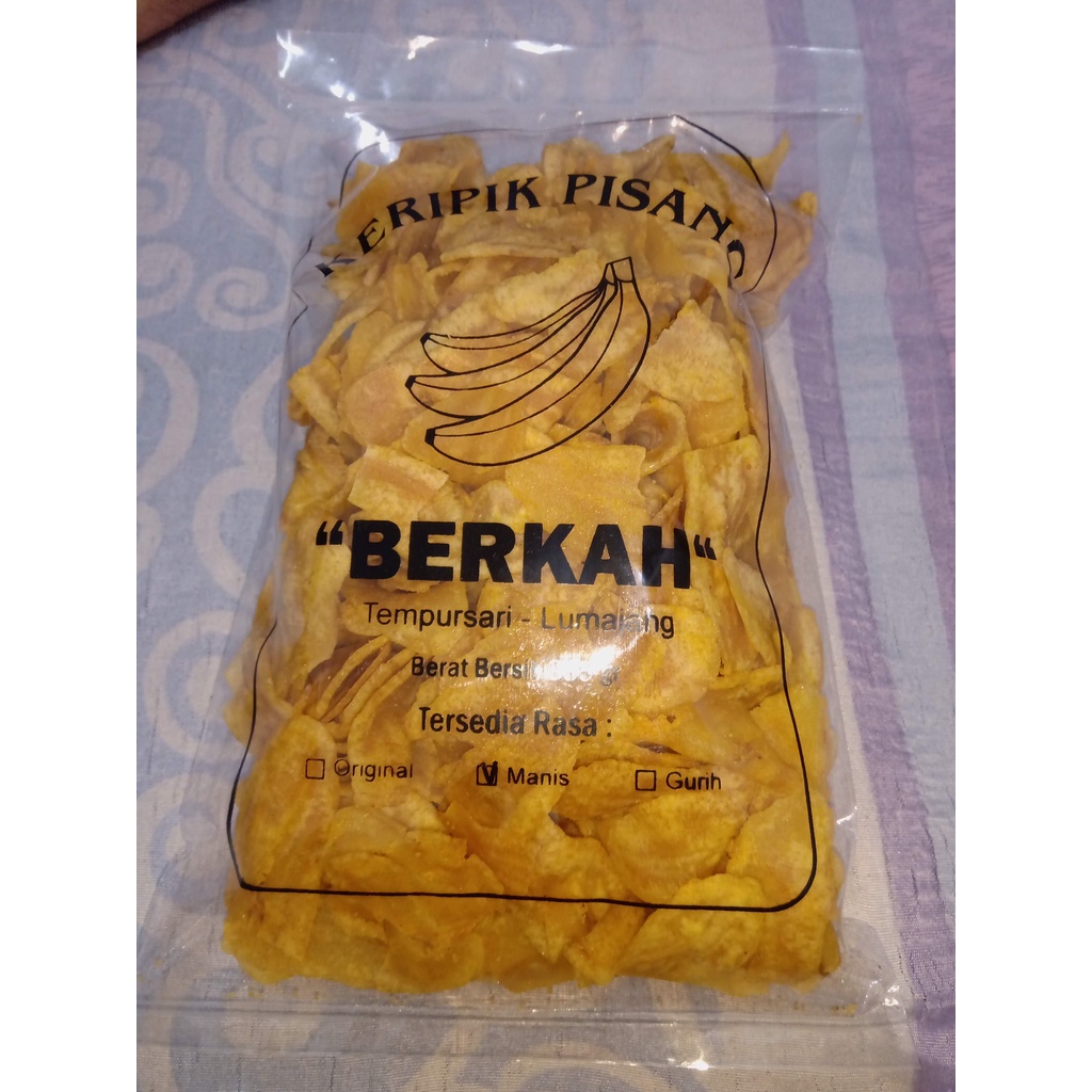 

(TERMURAH) KERIPIK PISANG RAJA BERKAH ORIGINAL MANIS GURIH