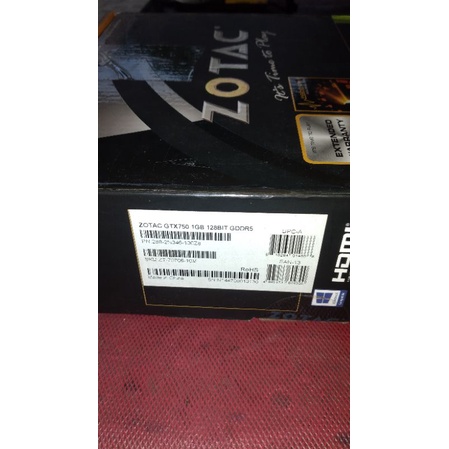 ZOTAC GTX 750 1GB 128bit DDR5