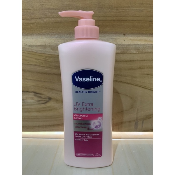 Vasline Viral Gluta Glow Healty Bright UV Extra Brightening 400ML Vaseline Gluta Glow / Body Lotion 