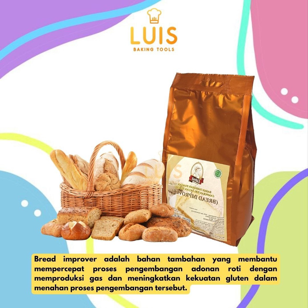 

Edna Bread Improver pengembang dan pengempuk roti 500 gram