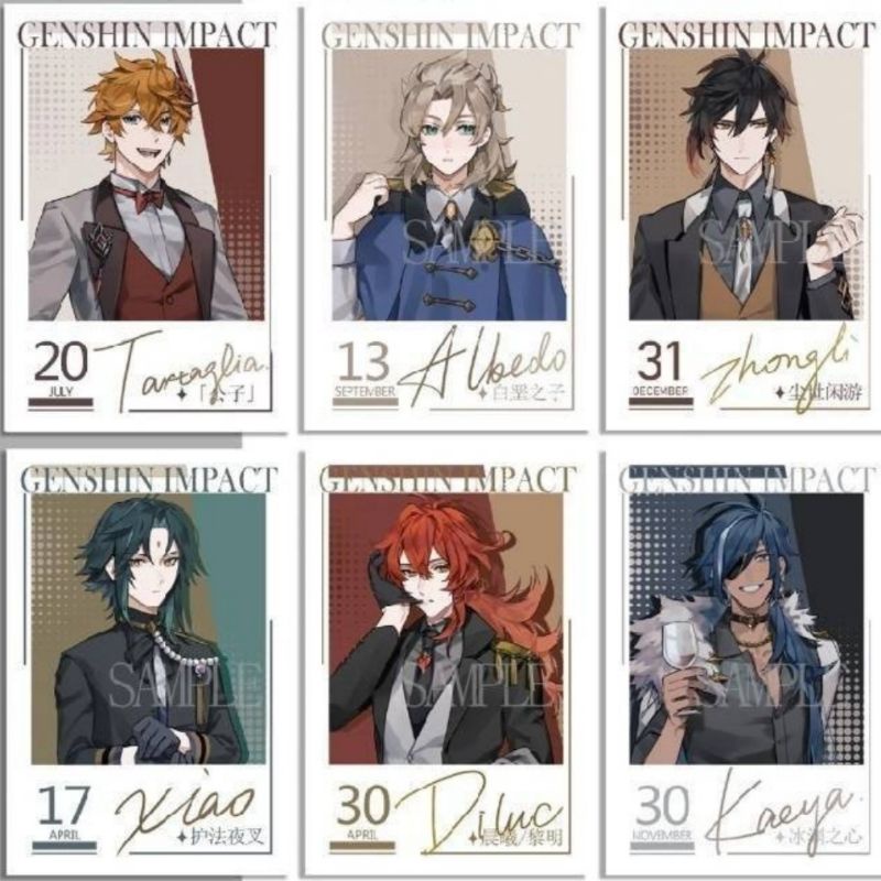 [FANMERCH] GENSHIN POLAROID