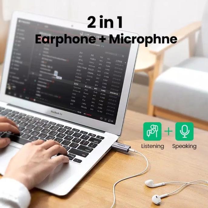 Ugreen Sound card External Usb 2.0 Stereo Ugreen Usb Soundcard to Aux