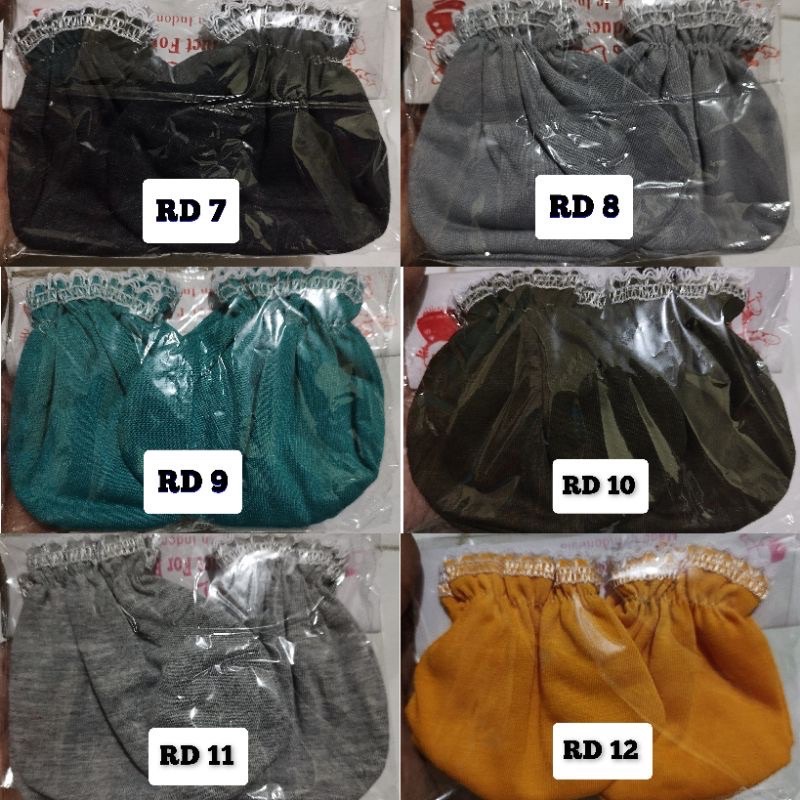 Sarung Tangan Bayi &amp; Sarung Kaki Bayi Unisex umur 0-4 bulan model Renda