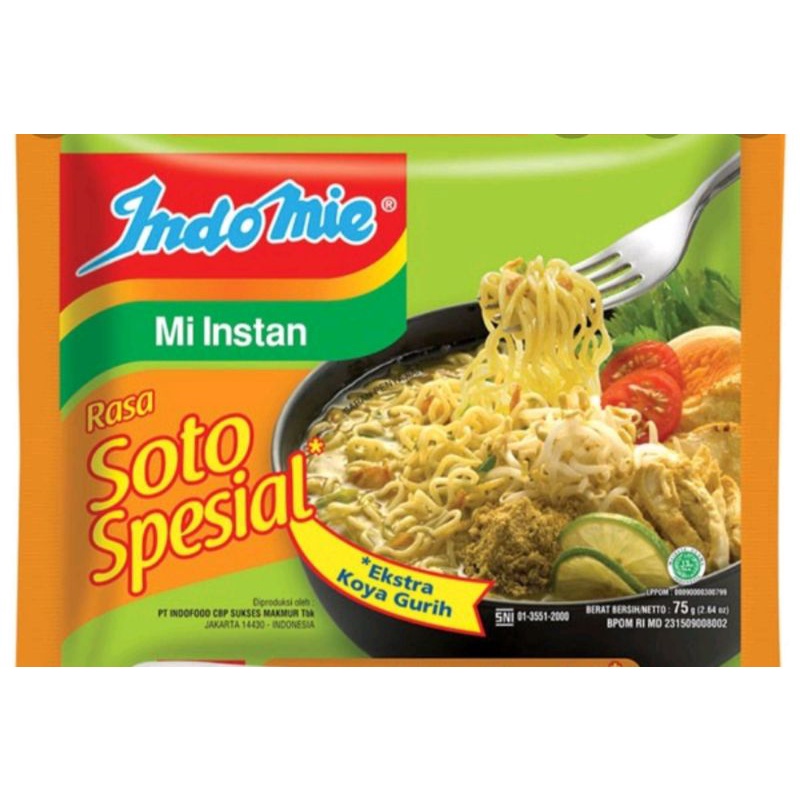 

Indomie soto spesial 75g