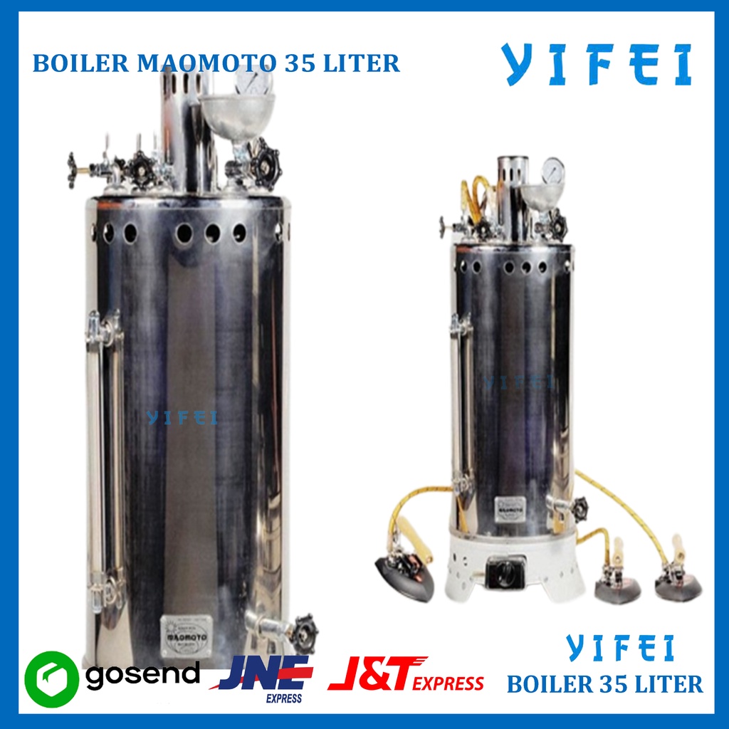 BOILER MAOMOTO 35 LITER/BOILER SETRIKA UAP LAUNDRY