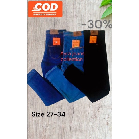 Celana jeans wanita HW pinggang Tinggi/celana Levis wanita/celana panjang wanita/celana jeans panjang 27-34