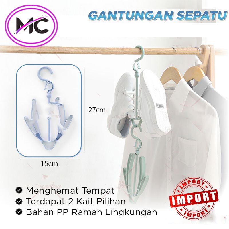 Gantungan Sepatu Sandal Plastik Gantung Hanger Sepatu Dan Sandal Gantungan Sepatu U Hanger Jemuran Pengering sepatu Gantungan Jemuran Sepatu Sendal Shoe Hanger Gantungan Jemuran Serbaguna