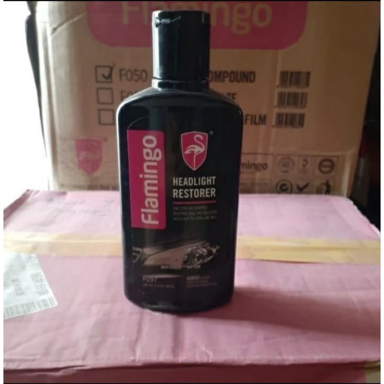 Flamingo - Headlight Restorer - HeadLamp polisher 300 mL