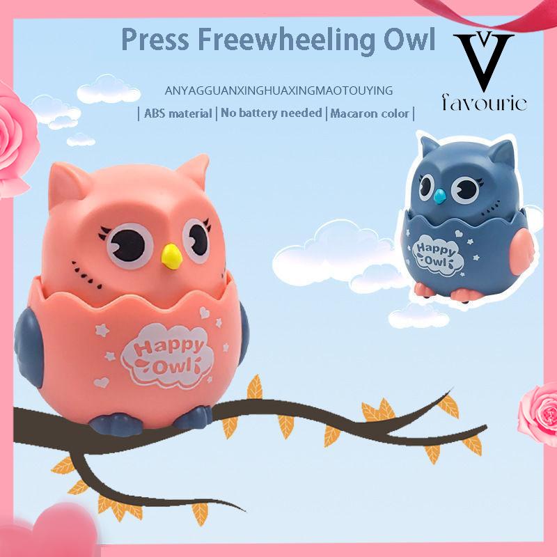 CODTekan Sliding Owl Toy Baby car toys Little Bird Road toys / Baby Happy Owl toys / Ghost toys-FA