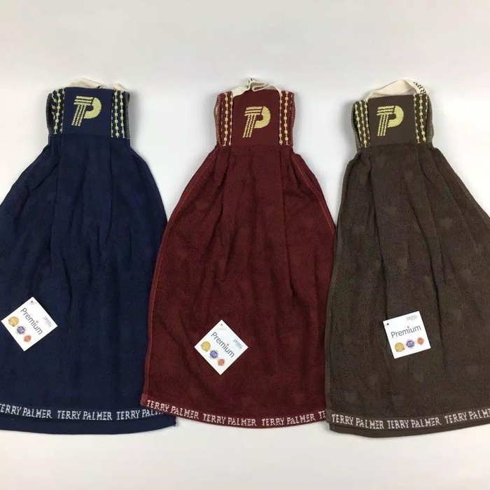 Lap Tangan Terry Palmer (Maroon , Navy , Coklat, Biru, Merah, Ungu)