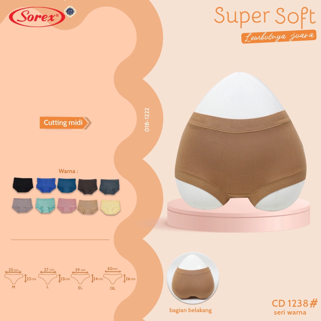 Celana dalam Wanita Basic 1238 sorex Super soft