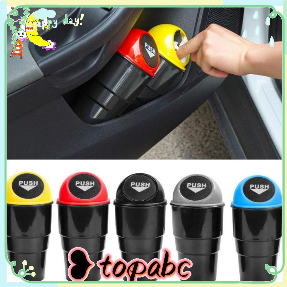 Top Tempat Sampah Mobil Portable Aksesoris Mobil Cup Holder Rubbish Bin