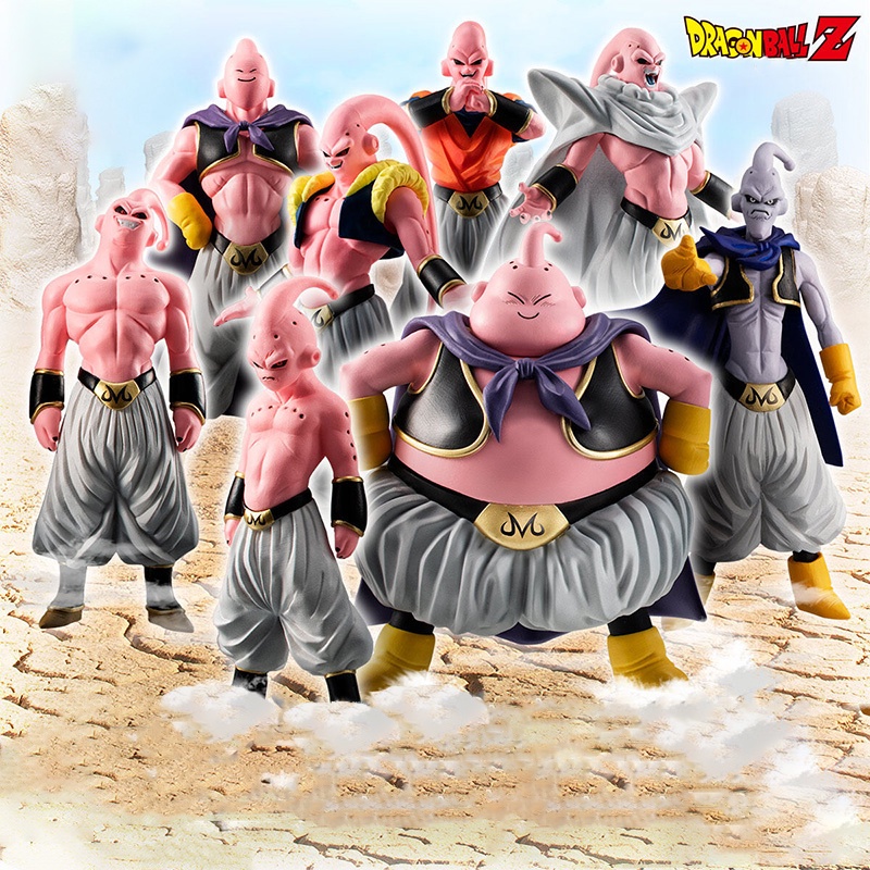 Dragon Ball ZERO Majin Buu Bentuk Lengkap 8banyak/Set Dragon Ball Z Anime Figure Action Figurines Koleksi Model Mainan