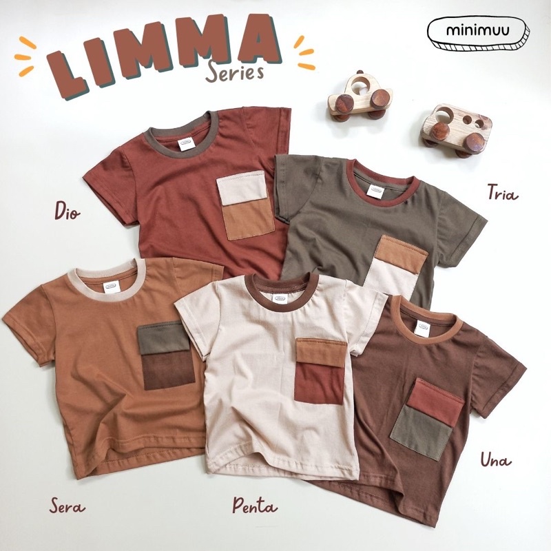 Minimuu LIMMA Series Kaos Celana Pendek Anak 0-7thn