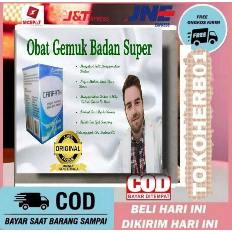 CANFATH ORIGINAL  asli CANADA SUPLEMEN PENGGEMUK BADAN PALING AMPUH & CEPAT BISA COD