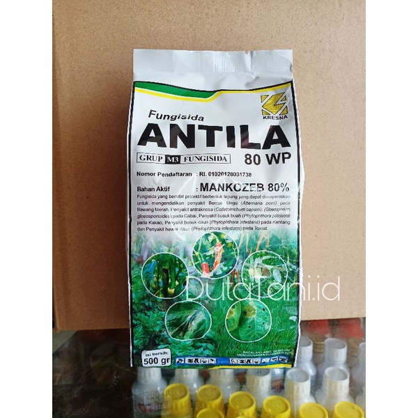 Fungisida Antila 80WP, obat jamur patek, busuk daun busuk buah 500gr