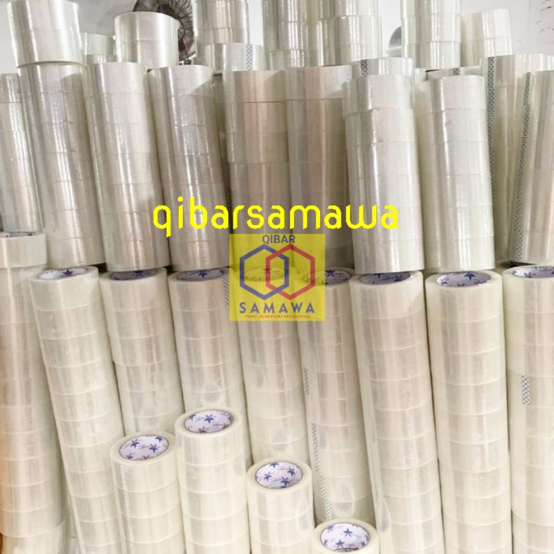 6Rolls/1Pack LAKBAN 100 YARD SEVEN STAR OPP ISOLASI 45MM X 100 YARD
