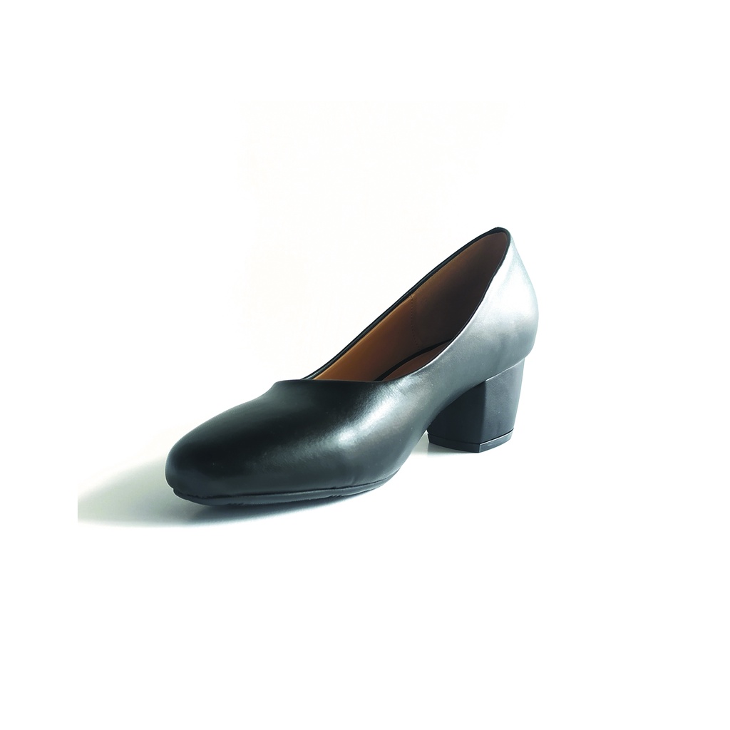 Workswell Sepatu Kerja Wanita medium Heels 5cm Kode 4402 Hitam Doff