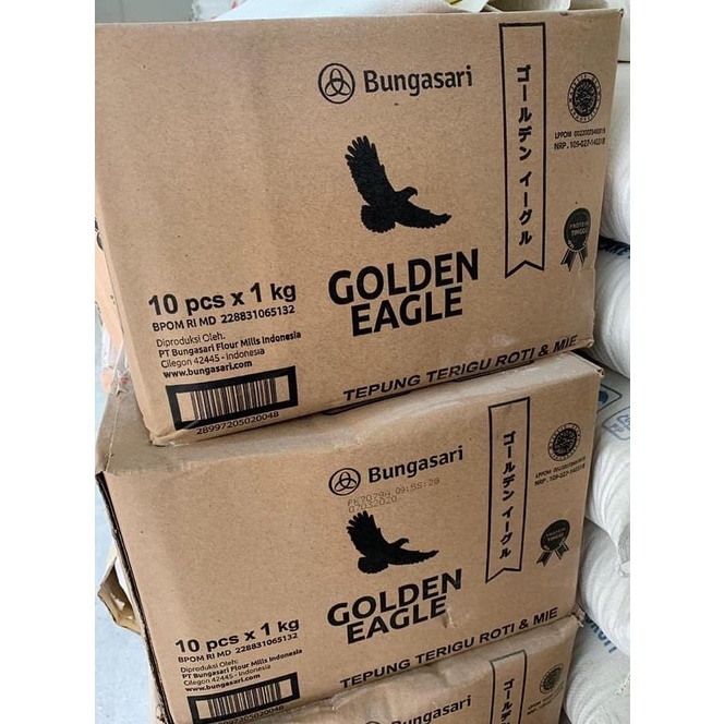 

Golden Eagle Tepung Terigu Untuk Roti & Mie 10 X 1 Kg Premium