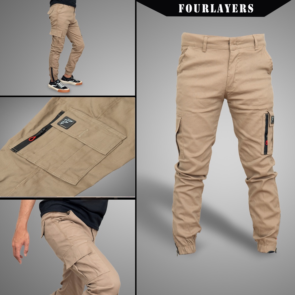 Celana Jogger celana panjang pria celana Cargo joger celana cargo bikers list original