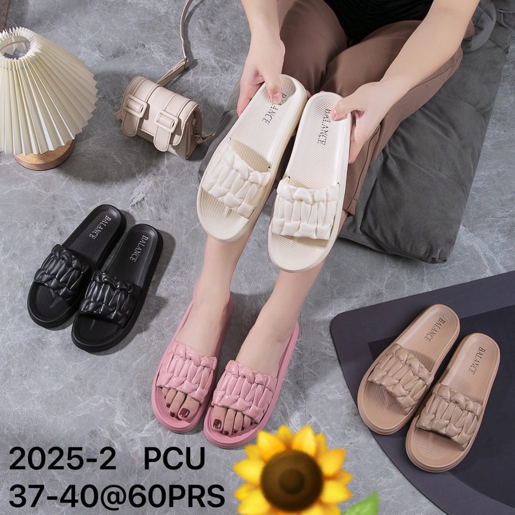 Sandal Karet Jelly Wedges Wanita import Model Terbaru Original Kekinian by AGUNG STYLE Balance 2025-2