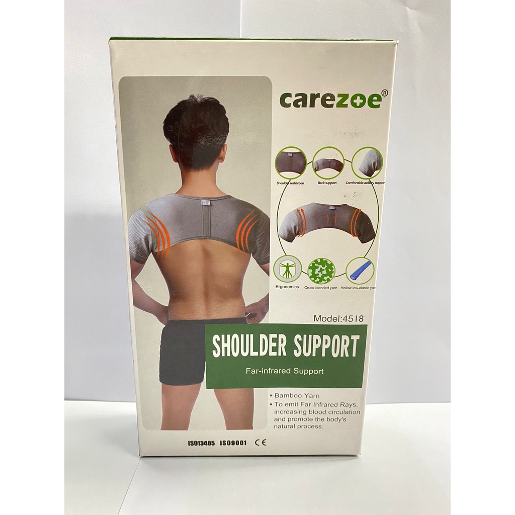 Penyangga Bahu 4518 Shoulder Support Far Infrared / Carezoe Bamboo