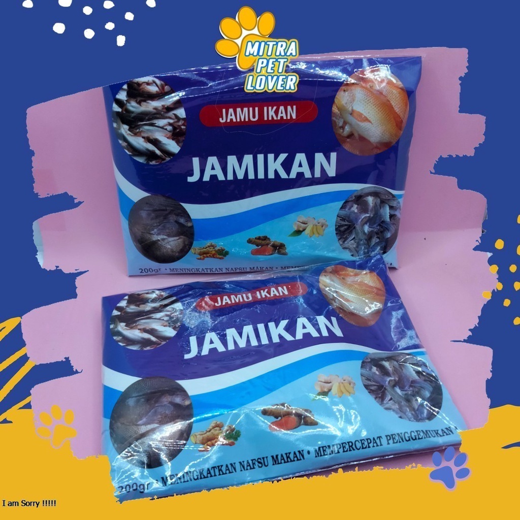 VITAMIN PENGGEMUK IKAN - JAMIKAN 200GR - SUPLEMEN MEMPERCEPAT PENGGEMUKAN FISH KOI NILA LELE MEMBANTU PENCERNAAN - MURAH ASLI GARANSI KUALITAS ORIGINAL - PET ANIMAL HEALTHCARE &amp; VETERINARY TAMASINDO OBAT KESEHATAN &amp;  VITAMIN TERNAK HEWAN  MITRAPETLOVER