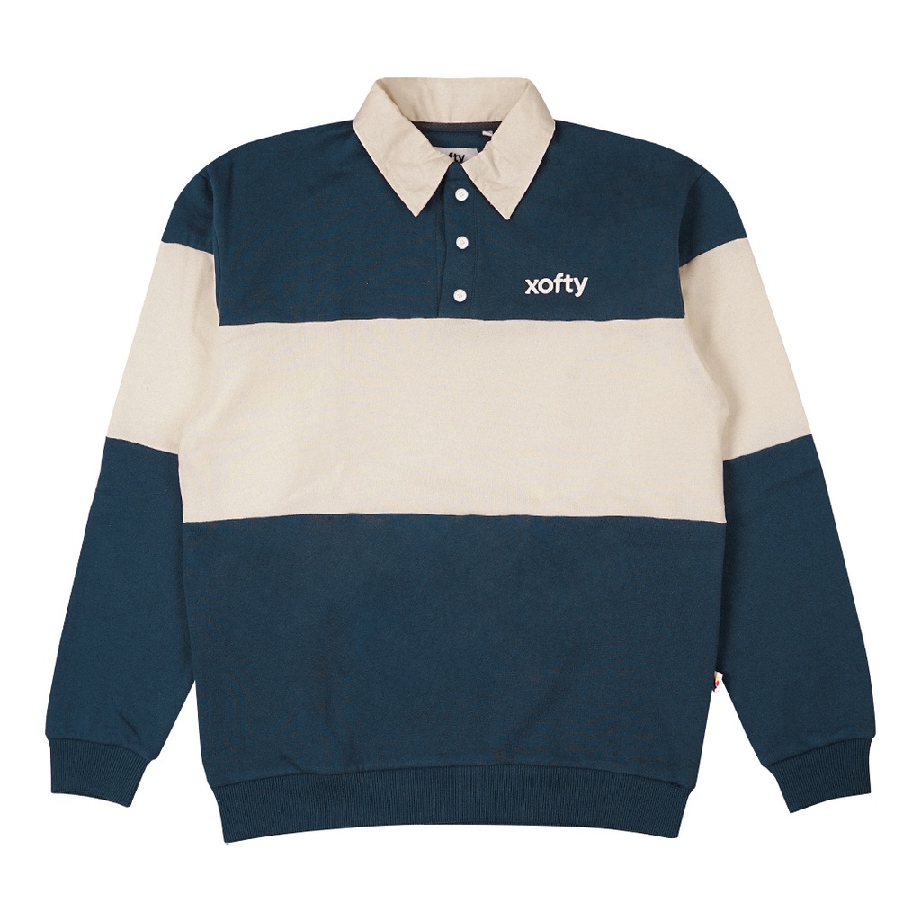 Xofty Salvia Canoli Sweater Crewneck Dark Blue